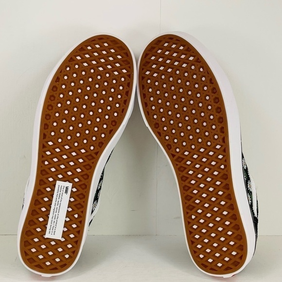 Vans Comfycush Old Skool Scribble Flower Daisy Black Sneaker Size 10.5 Men - Picture 7 of 8